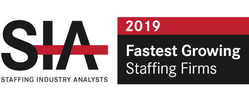 SIA Fastest Growing Staffing Company in 2019
